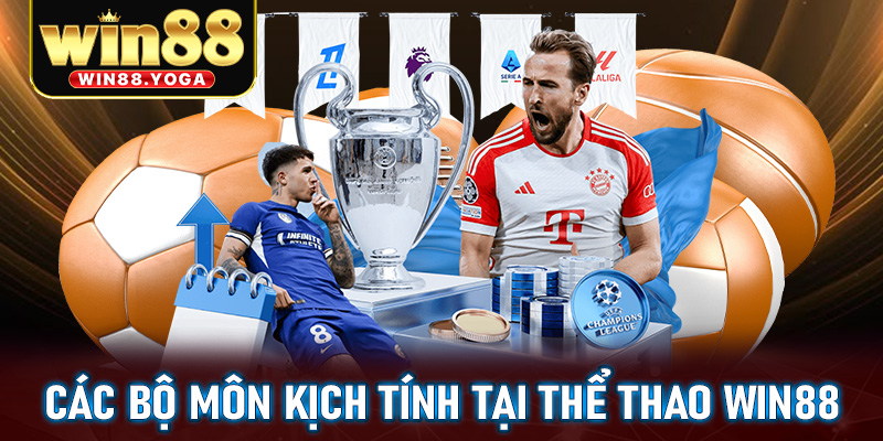 Các bộ môn cá cược đầy kịch tính, hấp dẫn tại thể thao win88